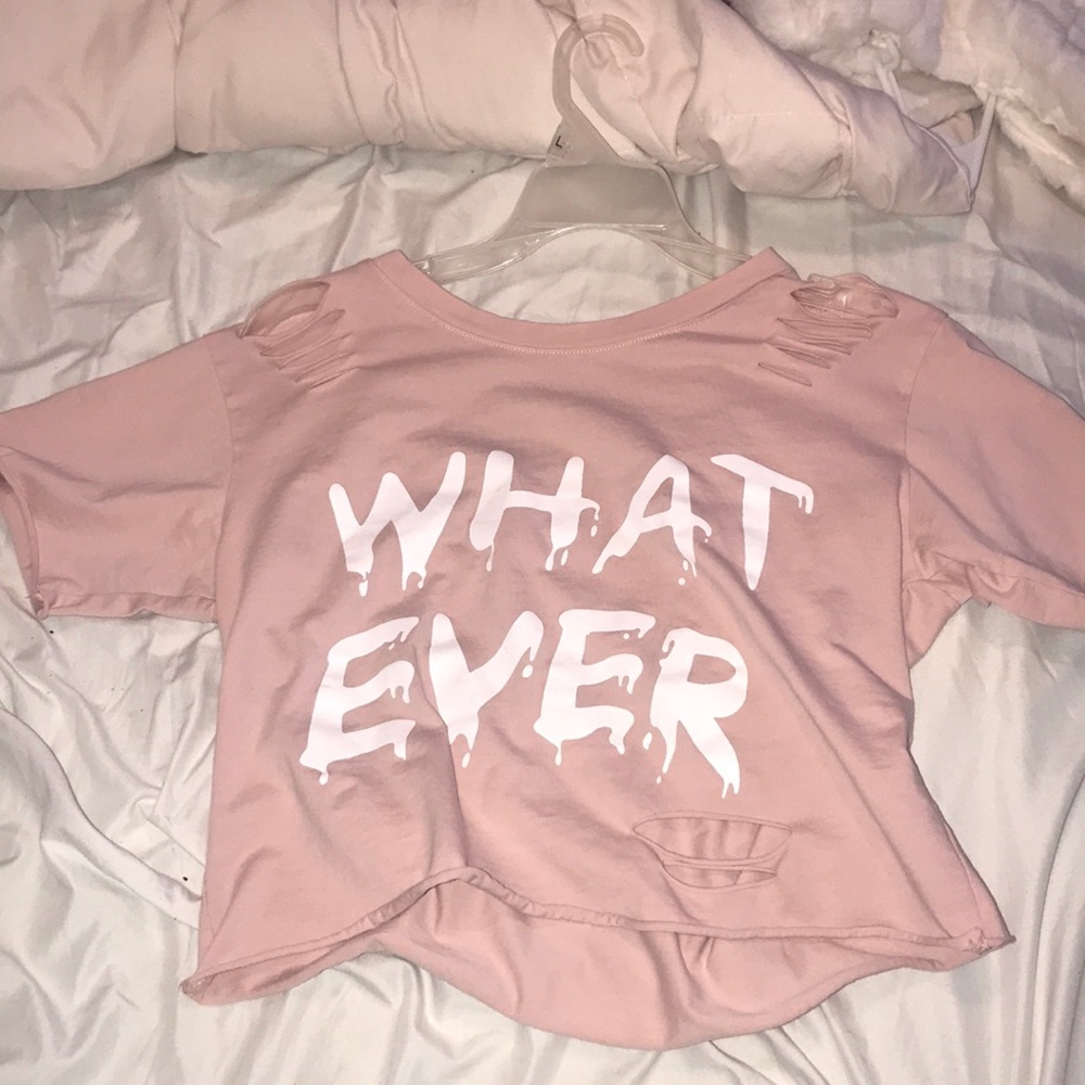 Dusty pink crop top